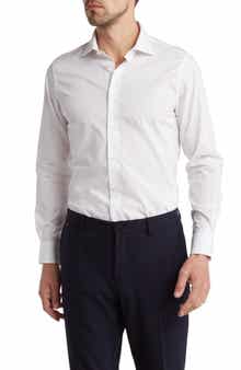 Cavalli Class Comfort Fit Solid Dress Shirt