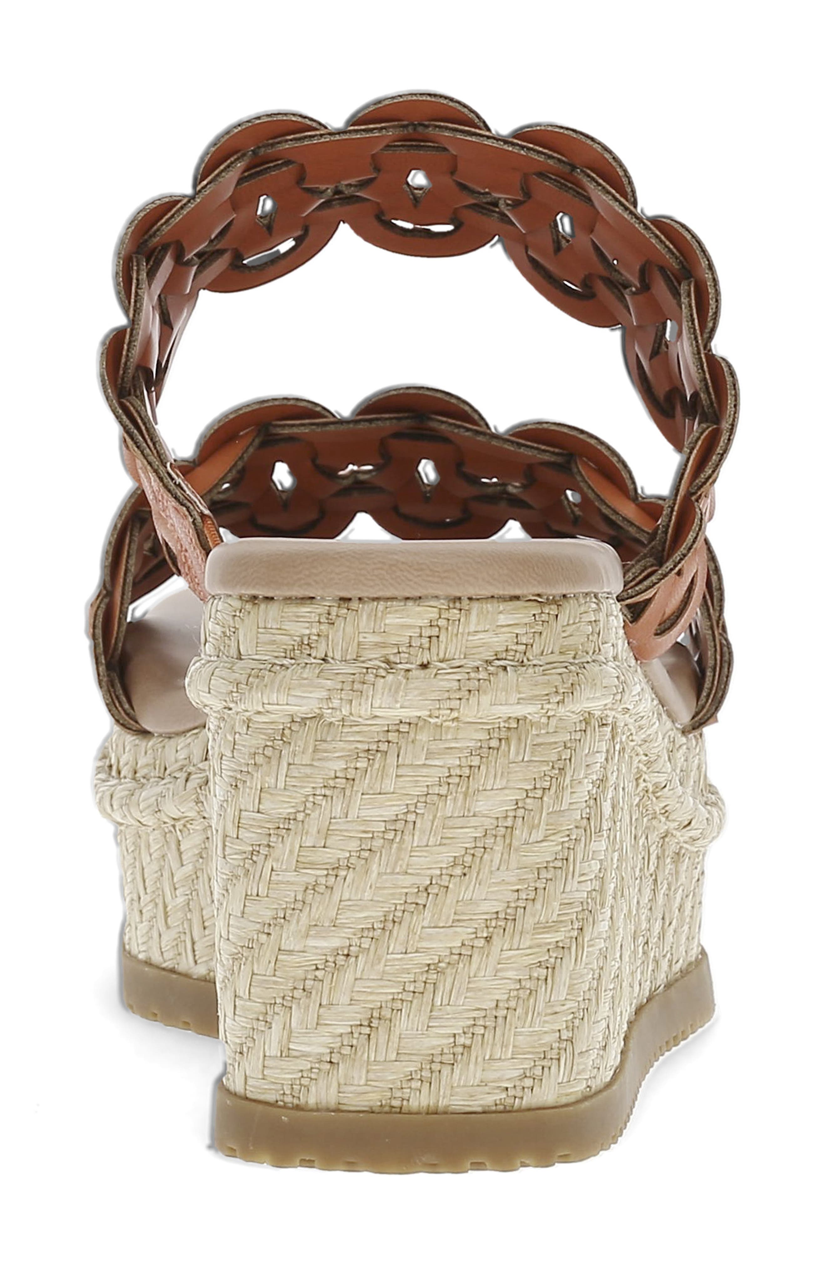 BARETRAPS Skylar Wedge Sandal, Alternate, color, Orange Aid