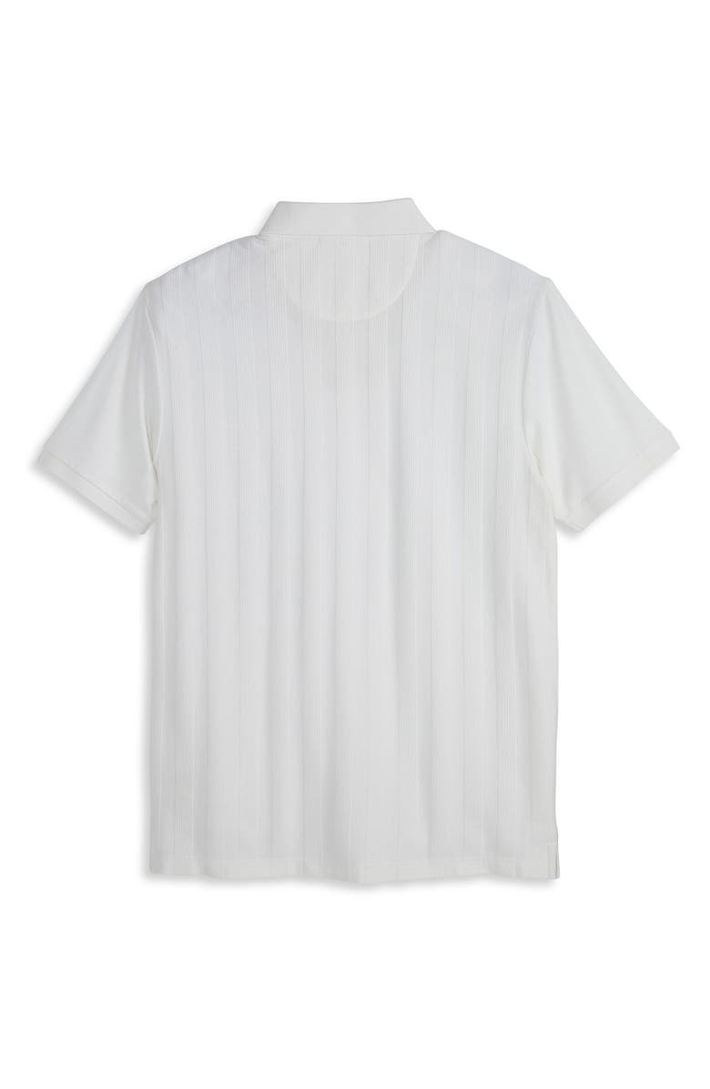 Scotch & Soda Popcorn Piqué Zip Polo, Alternate, color, Star White