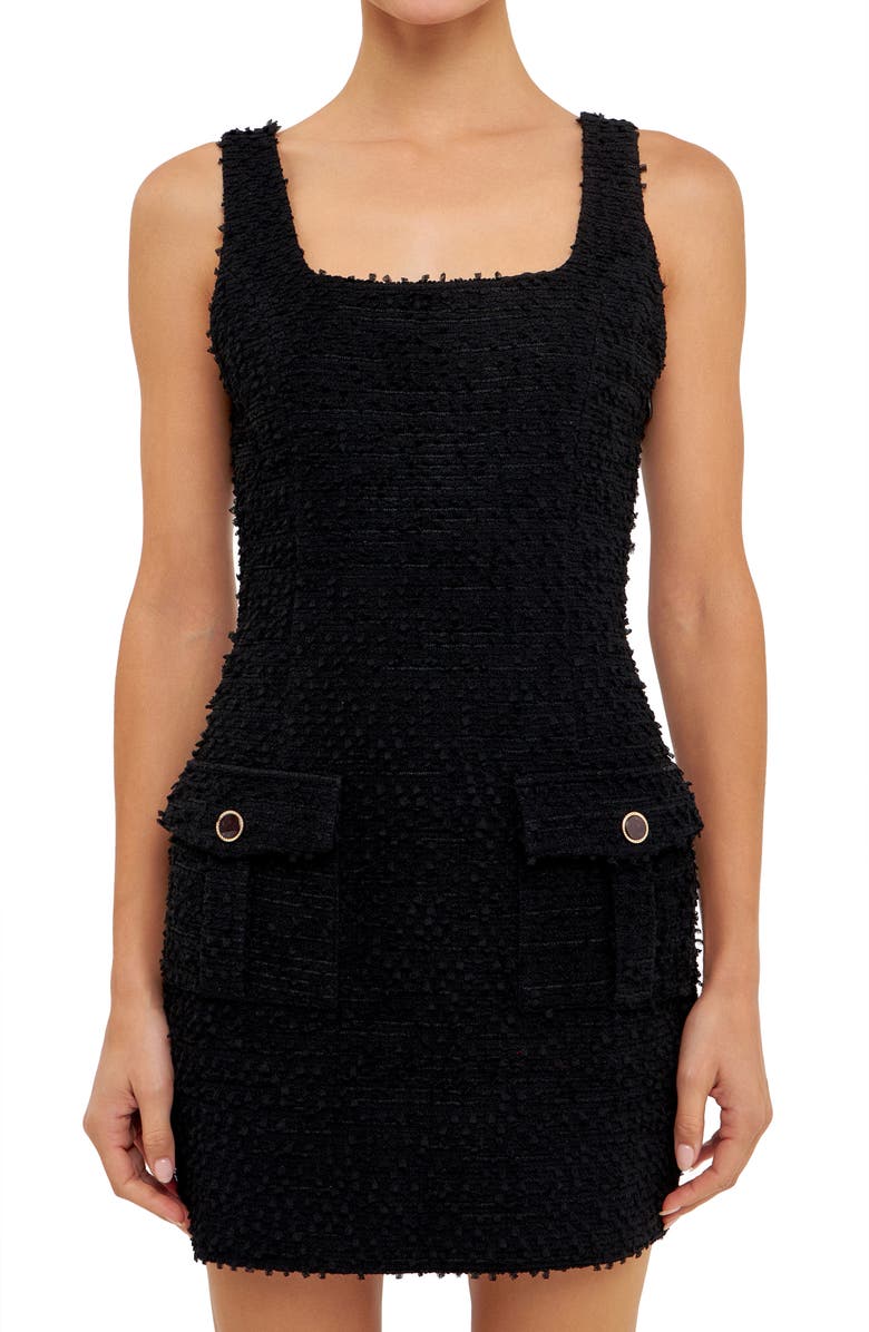 Endless Rose Bouclé Tank Dress, Alternate, color, 