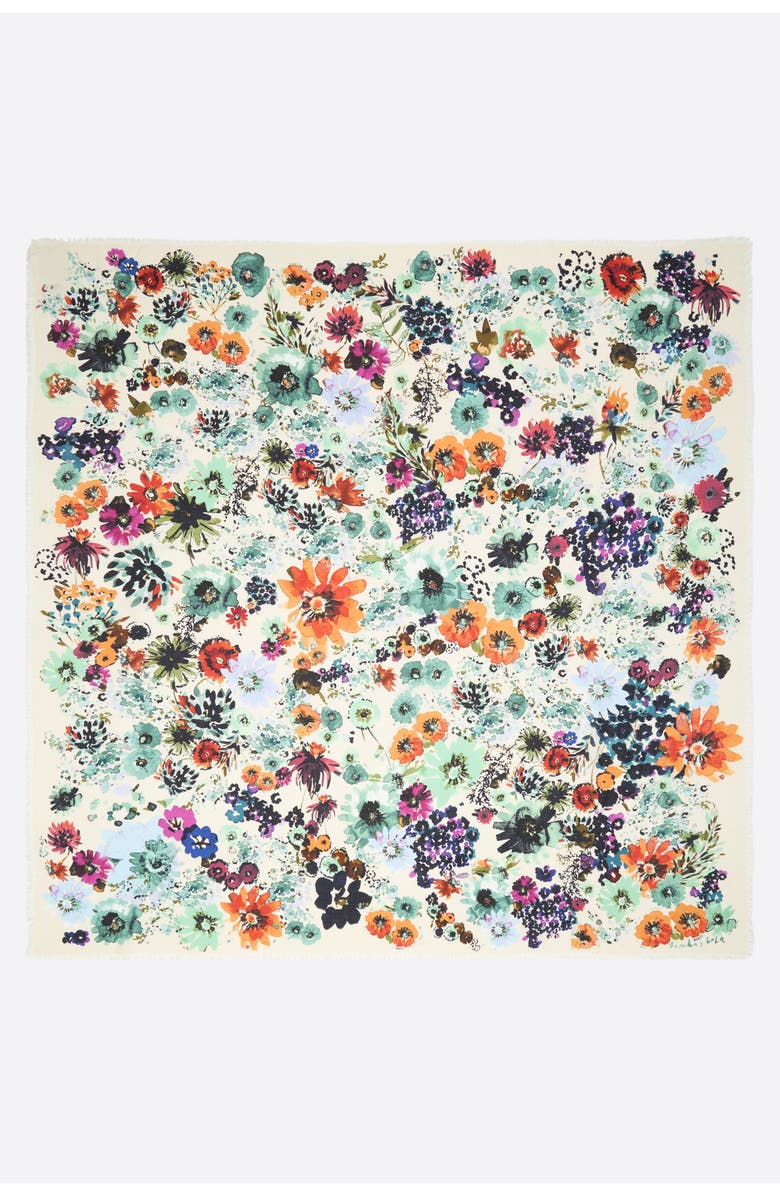 Bimba y Lola Shawl, Main, color, Ivory