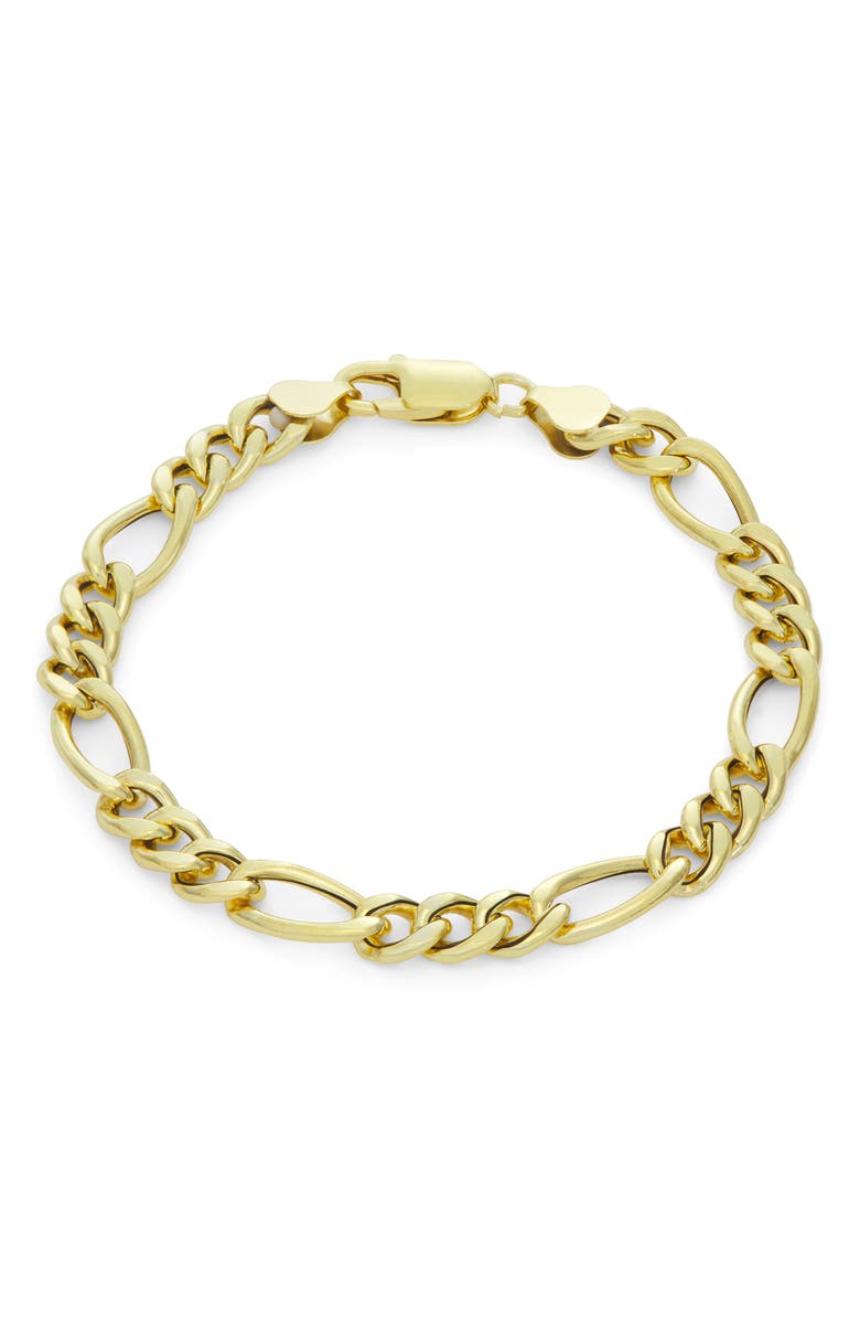 FZN Men's Figaro Chain Bracelet, Main, color, Yellow