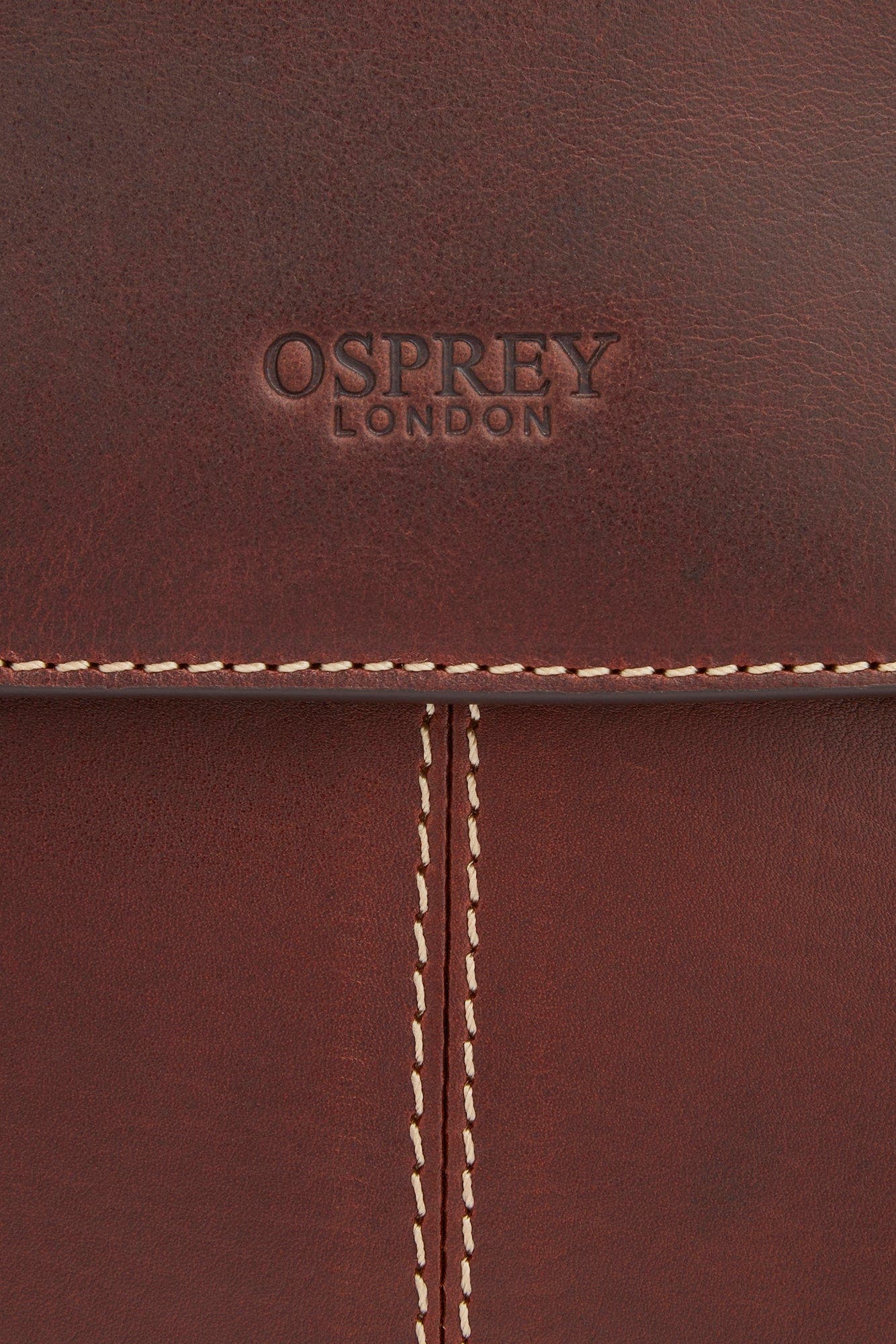 Osprey London The Narissa Leather Crossbody Bag, Alternate, color, Chestnut