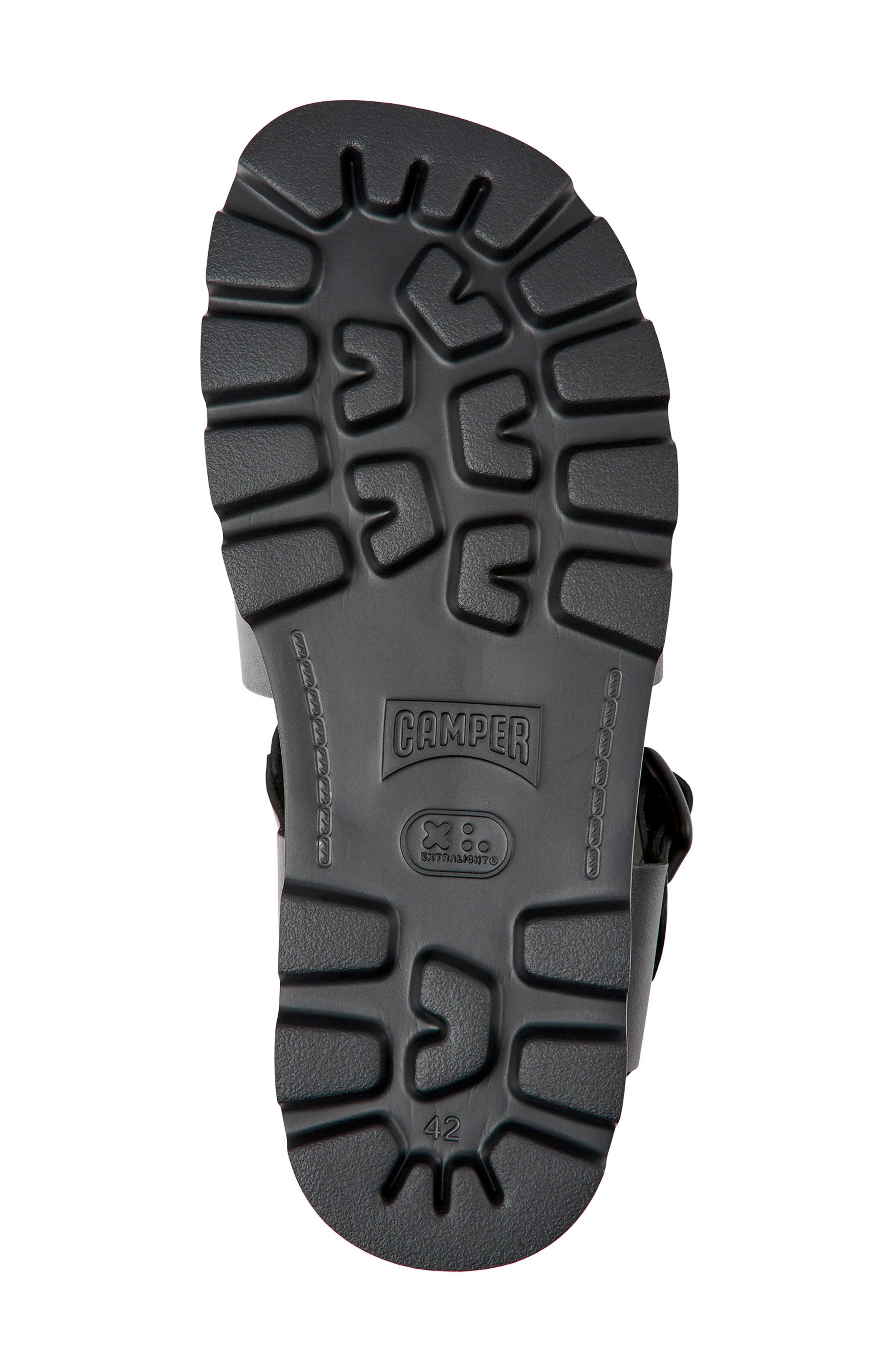 Camper Brutus Fisherman Sandal, Alternate, color, Black