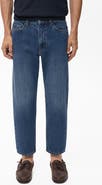 MANGO Crop Tapered Jeans
