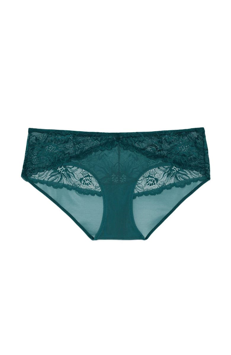 Adore Me Cyla Hipster Panties, Alternate, color, Dark Green