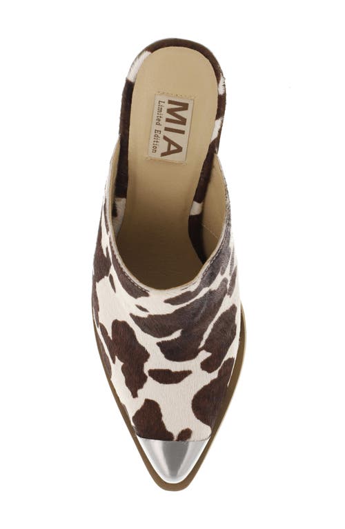 Mia Dixie Cap Toe Mule In Multi