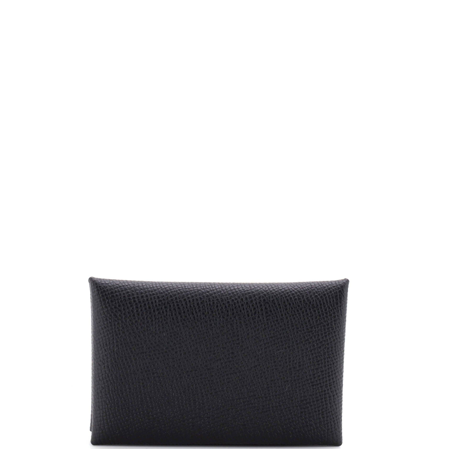 Calvi Duo Card Holder Epsom, Alternate, color, Black