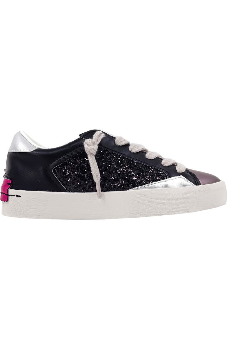 SHUSHOP Kids' Ruby Sneaker, Alternate, color, Black Glitter