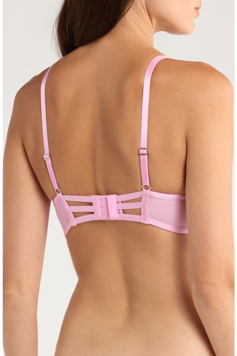 Lillia Unpadded Longline Underwire Bra, Alternate, color, PASTEL LAVENDER