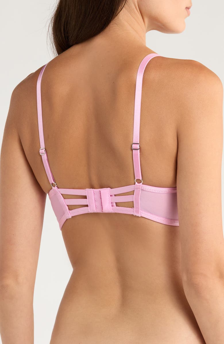 Hunkemöller Lillia Unpadded Longline Underwire Bra, Alternate, color, Pastel Lavender