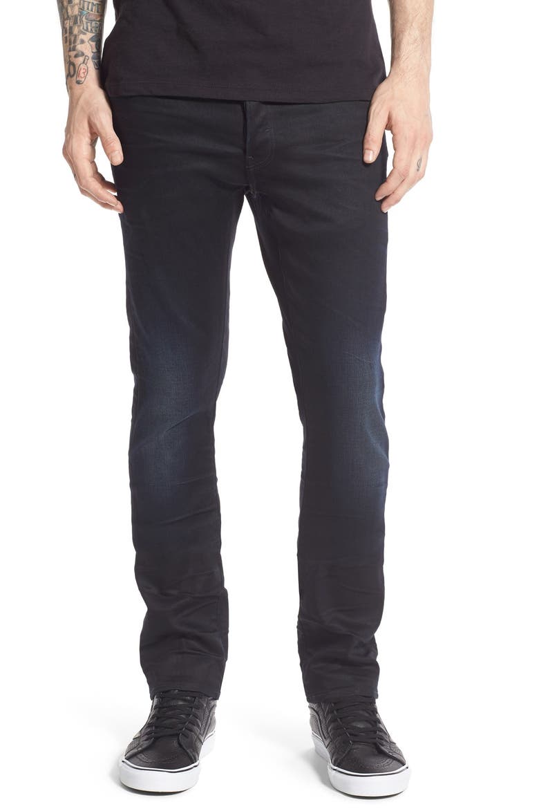 3301 Slander Slim Fit Jeans, Main, color, DARK AGED
