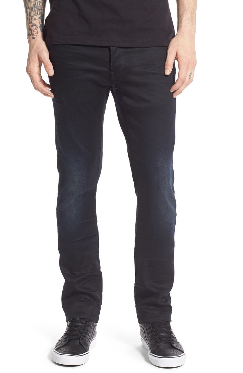 G-Star RAW '3301 Slander' Slim Fit Jeans, Main, color, Dark Aged