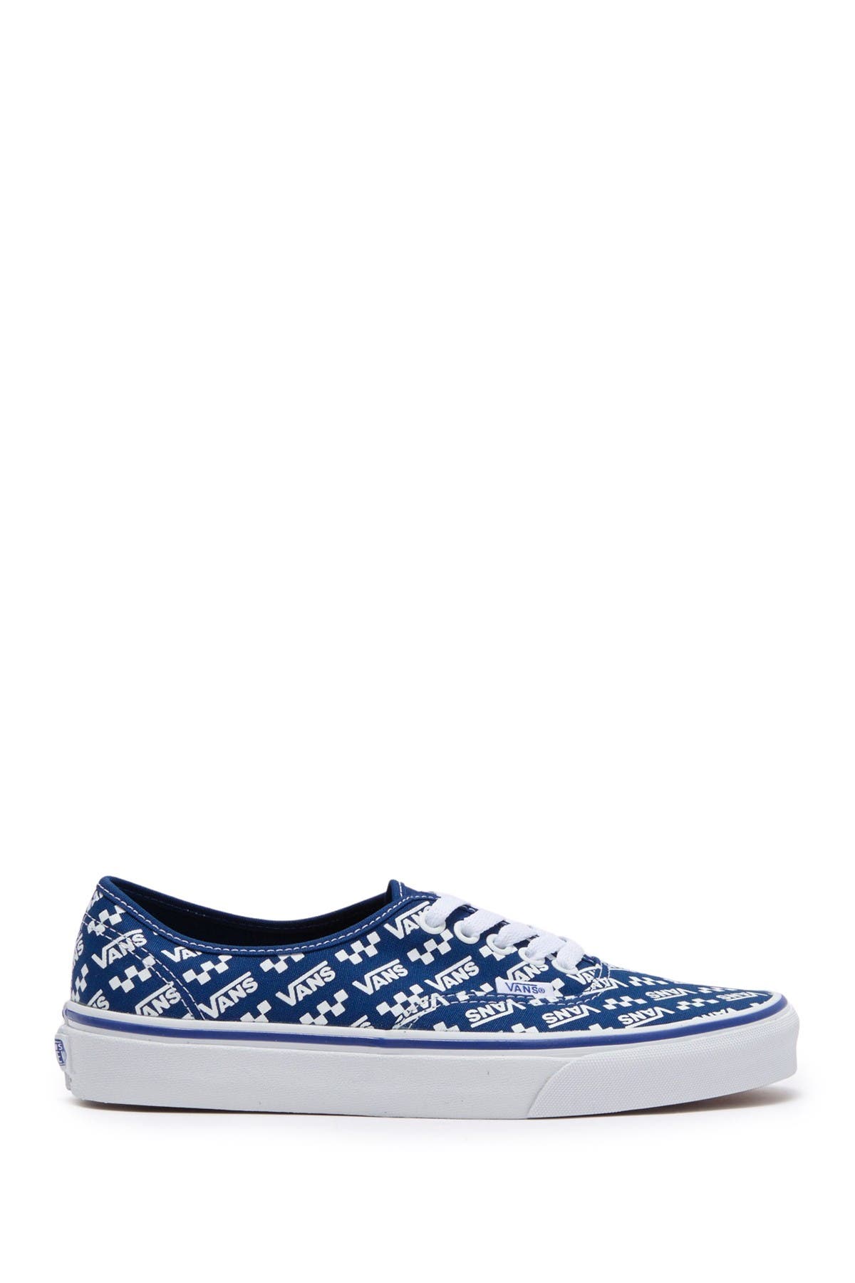 Vans Authentic Repeat Logo Skate Sneaker, Alternate, color, 