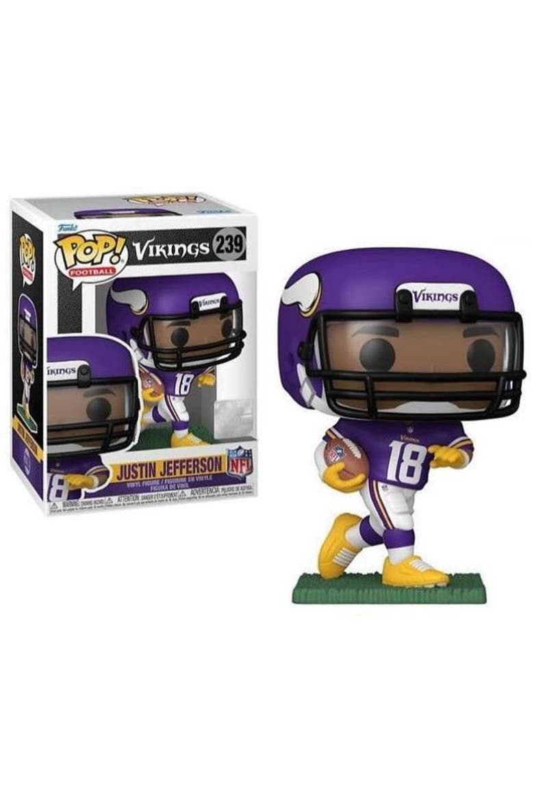 Justin Jefferson (Minnesota Vikings) NFL Funko Pop! Series 11, Main, color, Multi-Color