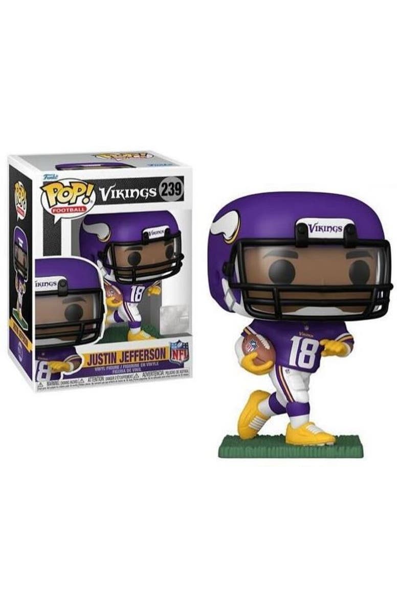 Funko Justin Jefferson (Minnesota Vikings) NFL Funko Pop! Series 11, Main, color, Multi-Color
