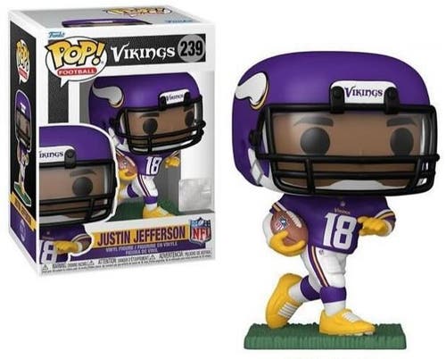 Justin Jefferson (Minnesota Vikings) NFL Funko Pop! Series 11 in Multi-Color at Nordstrom
