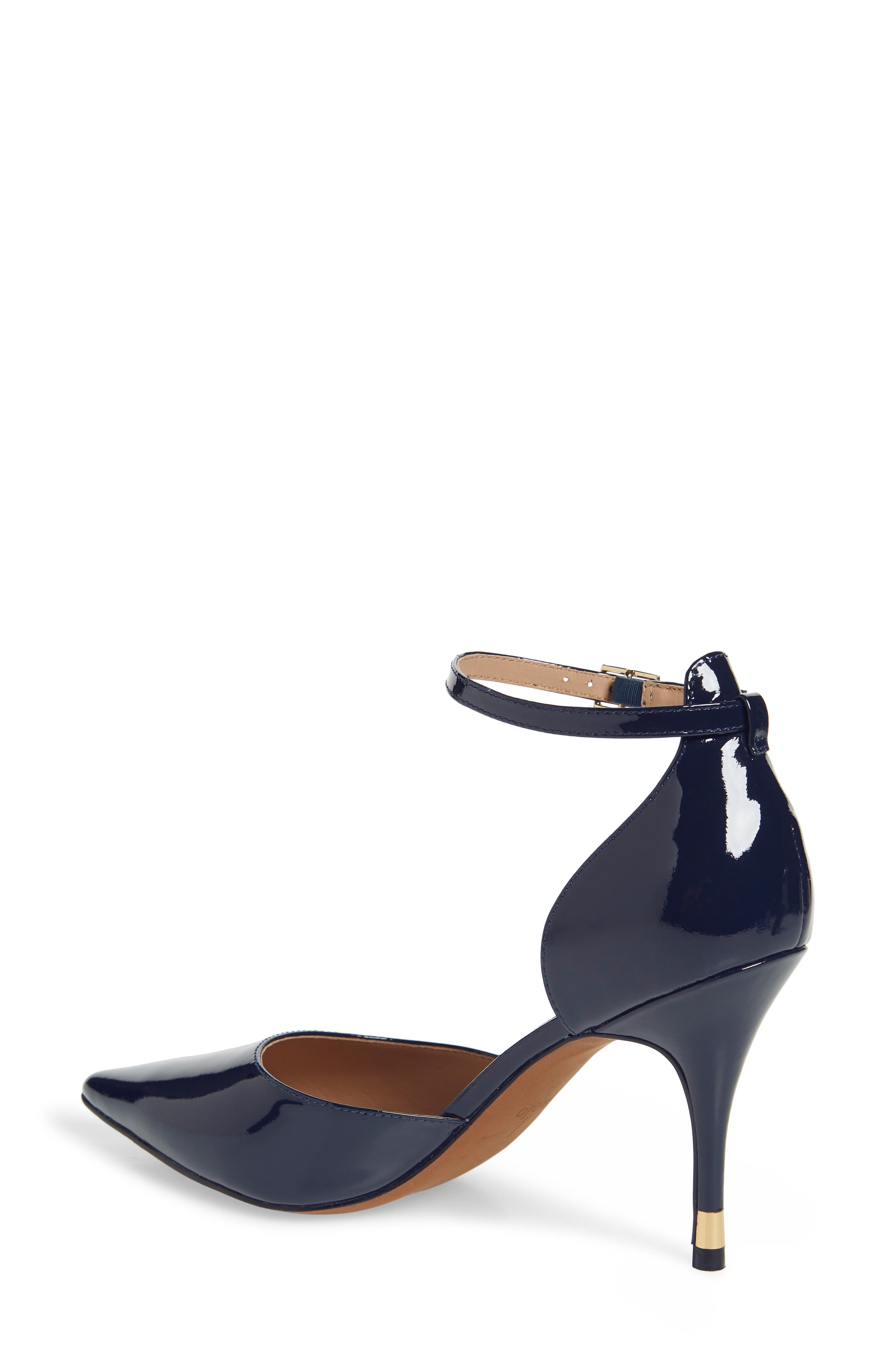 Page Pump, Alternate, color, MARINE BLUE PATENT LEATHER