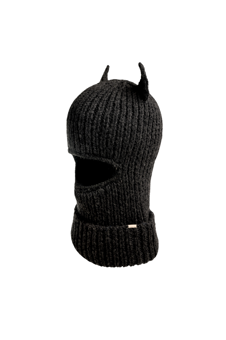 Nirvanna Designs Hand Knit Hood With Horns | Nordstrom