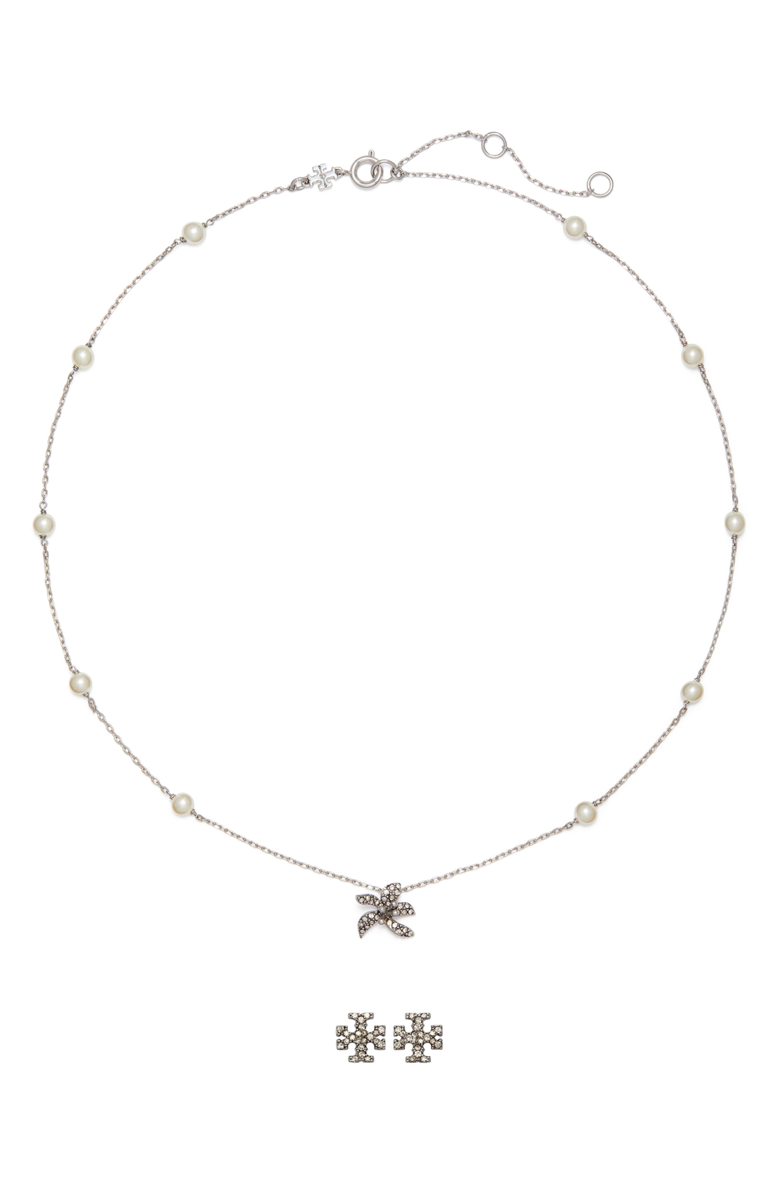 selected TORY SILVER / PEARL
