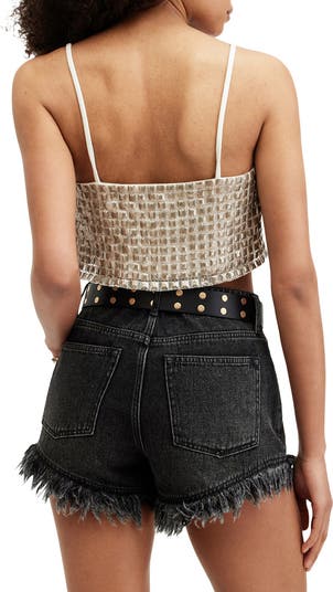 Embellished Crop Top