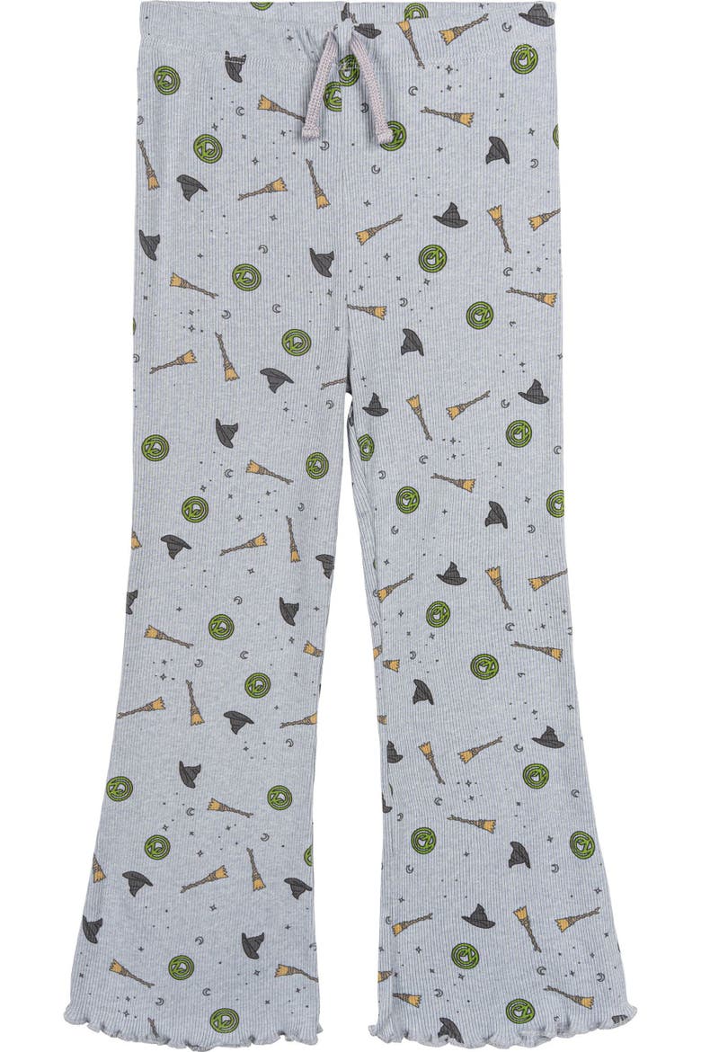 2-Piece Fleece Sweatshirt and Flare Leggings Set, Alternate, color, Elphaba Black Grey