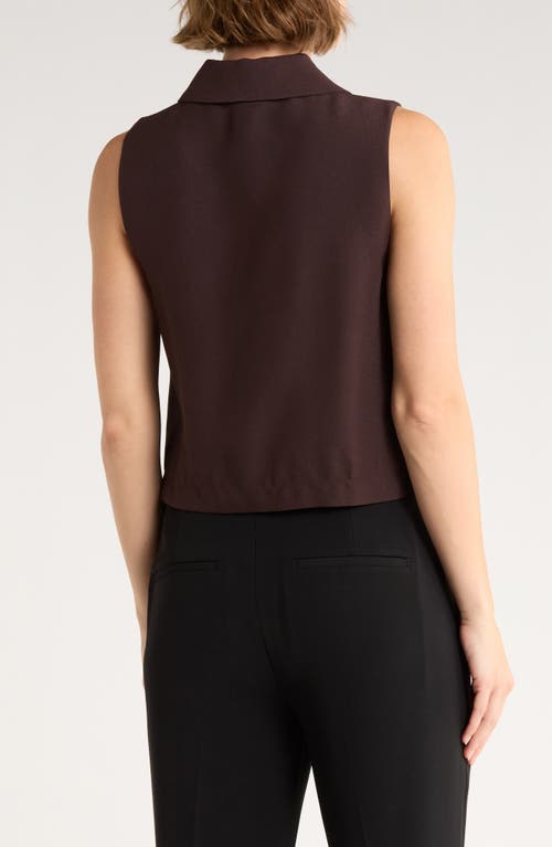 A.l.c Blaine Stud-embellished Polo Top In Brown