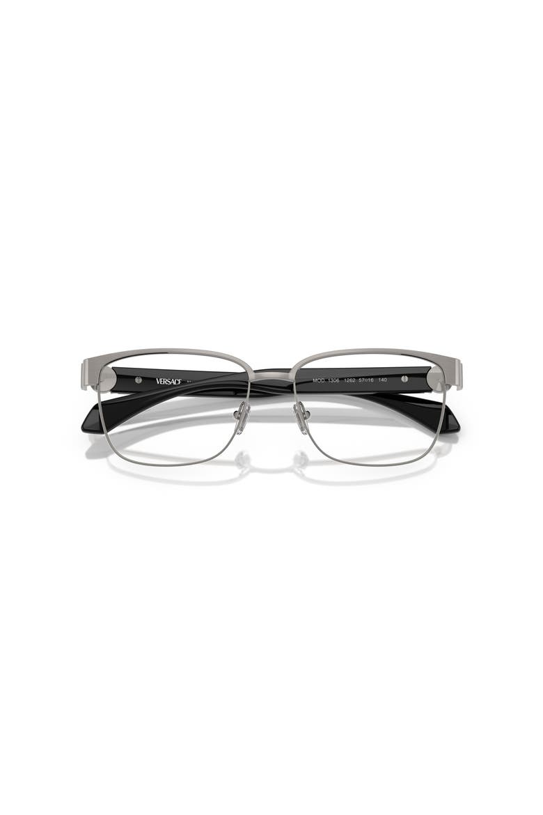 57mm Square optical glasses, Alternate, color, Grey