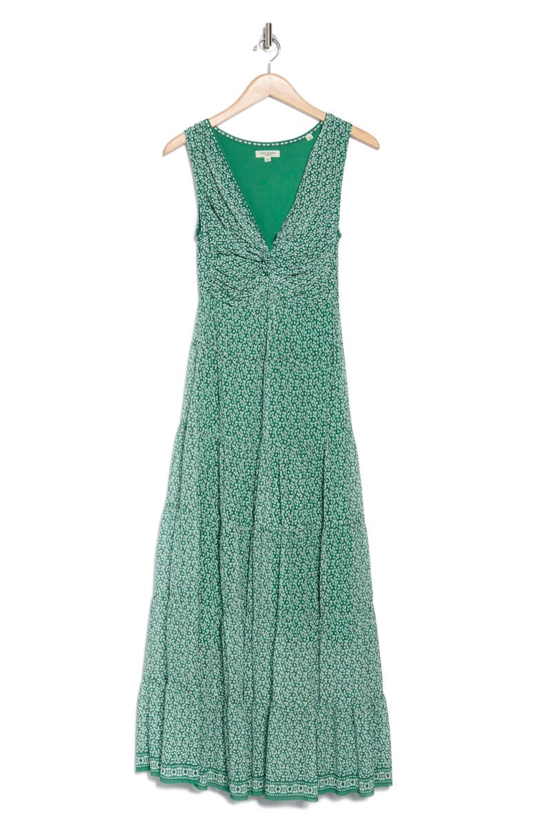 Twist Front Sleeveless Maxi Dress