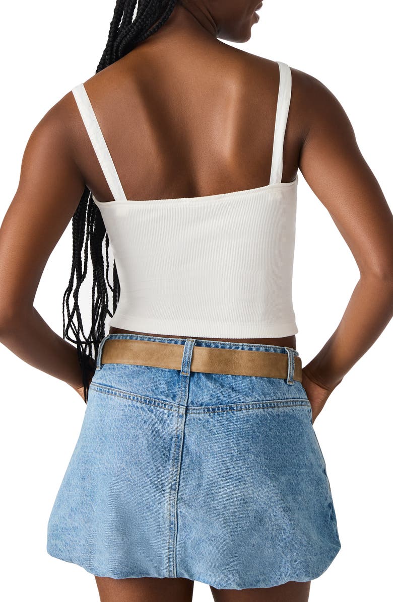 Steve Madden Luana Contrast Tank, Alternate, color, Antique