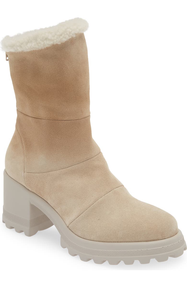 Voile Blanche Claire Genuine Shearling Boot, Main, color,
