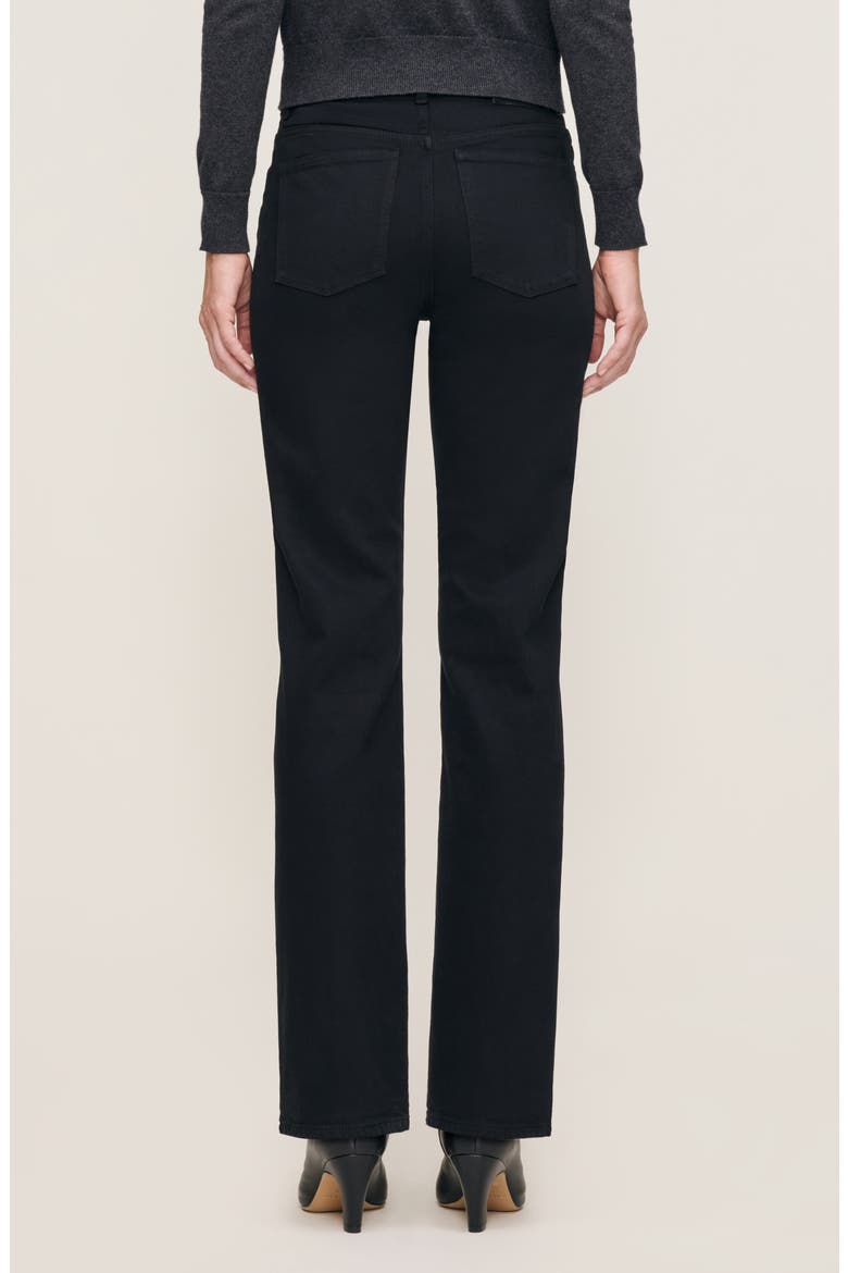 Patti Straight High Rise Jeans, Alternate, color, BLACK