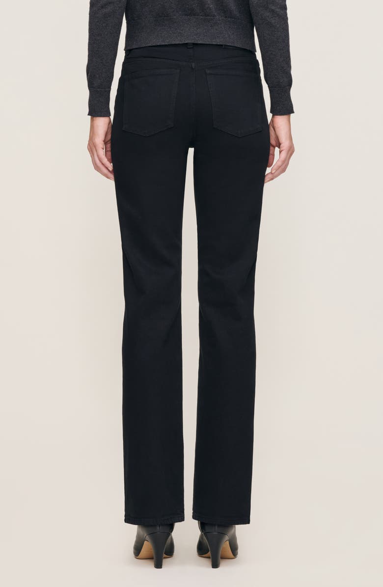 DL1961 Patti Straight High Rise Jeans, Alternate, color, Black