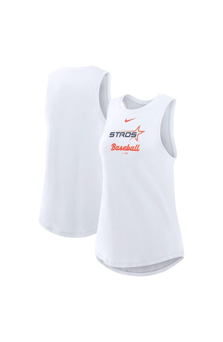 Nike Women's Nike White Houston Astros 2025 City Connect Tri-Code High Neck Performance Tank Top, Main, color, White