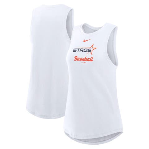 Women's Nike  White Houston Astros 2025 City Connect Tri-Code High Neck Performance Tank Top