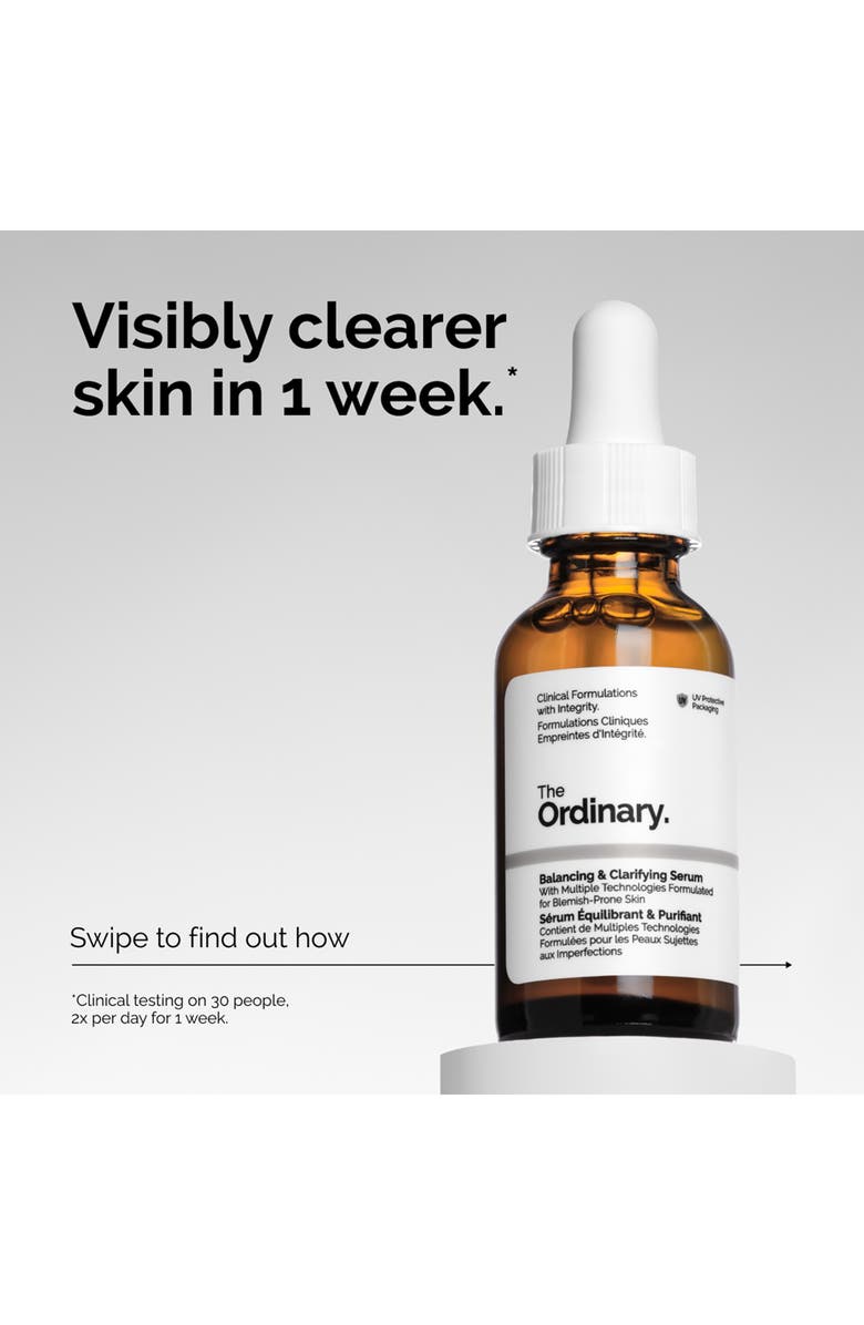 The Ordinary Balancing & Clarifying Serum for Oily Skin, Alternate, color, 