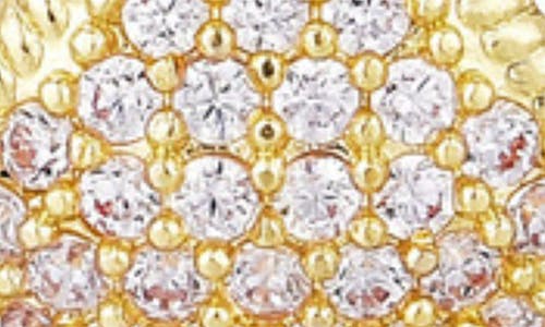 Adornia Cubic Zirconia Purse Hoop Earrings In Gold