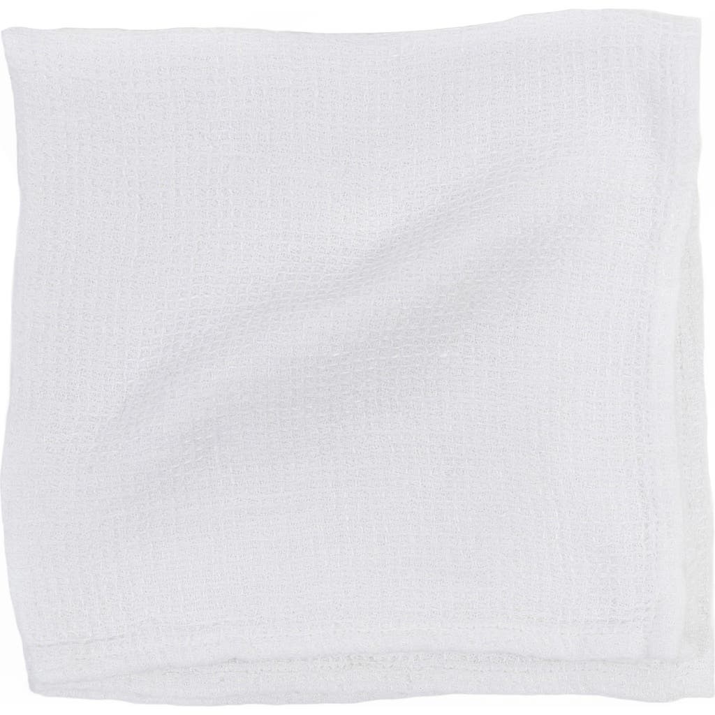 Pom Pom At Home Willows Set Of 4 Linen Napkins In White