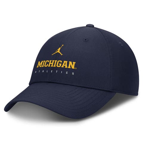 Men's Jordan Brand Navy Michigan Wolverines Club Performance Adjustable Hat