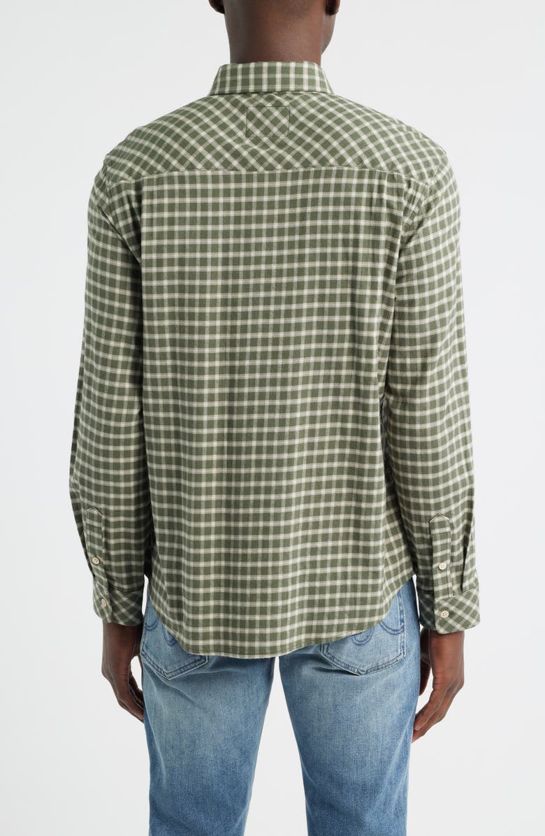 Rails Vance Check Cotton Blend Button-Down Shirt, Alternate, color, 
