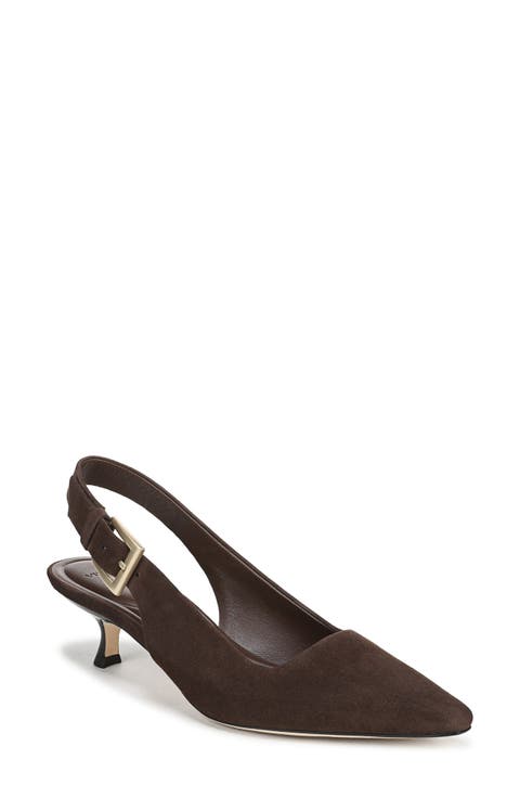 Shasta Kitten Heel Slingback Pump