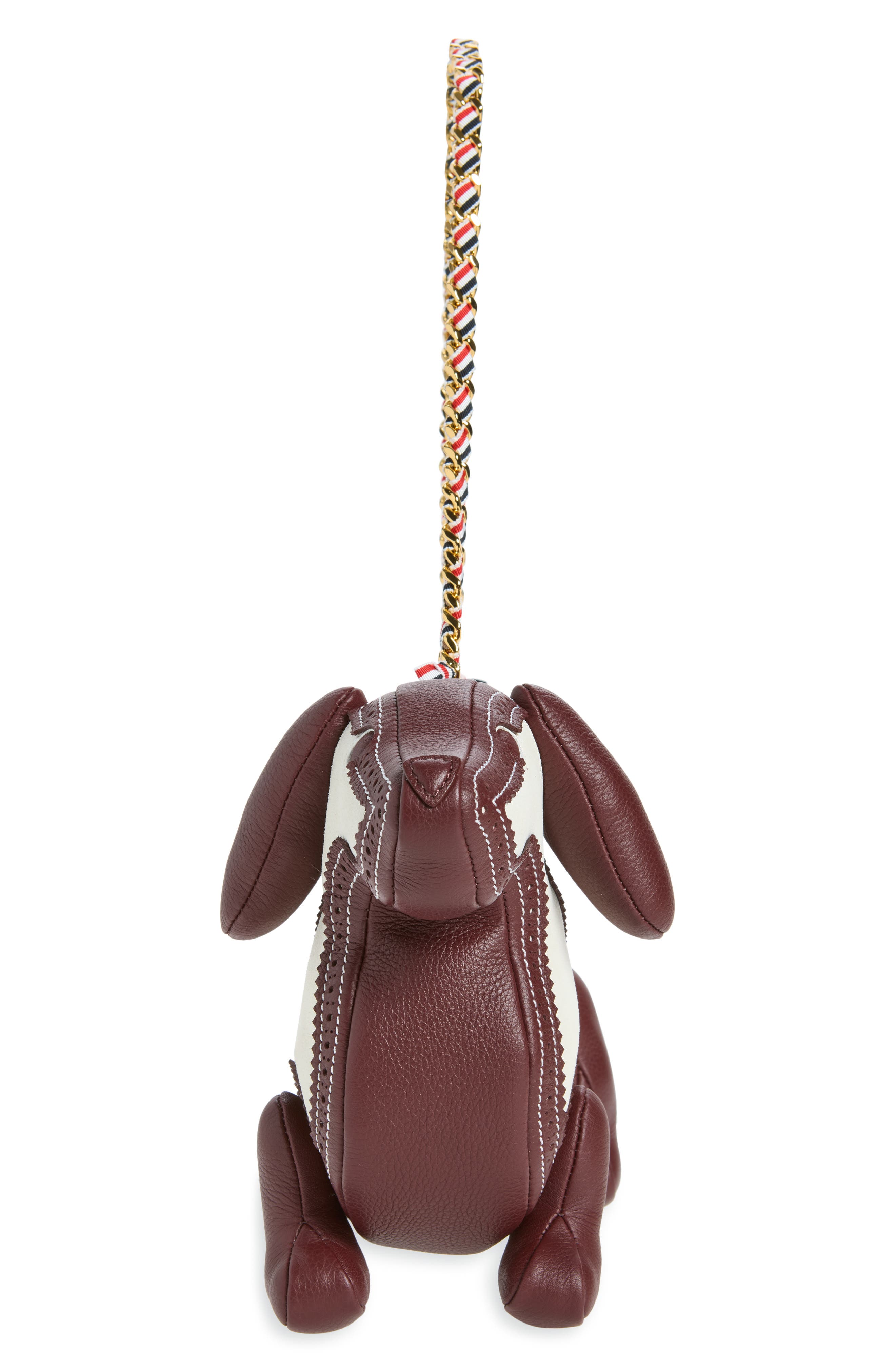 Baby Hector Bicolor Leather Crossbody Bag, Alternate, color, RED