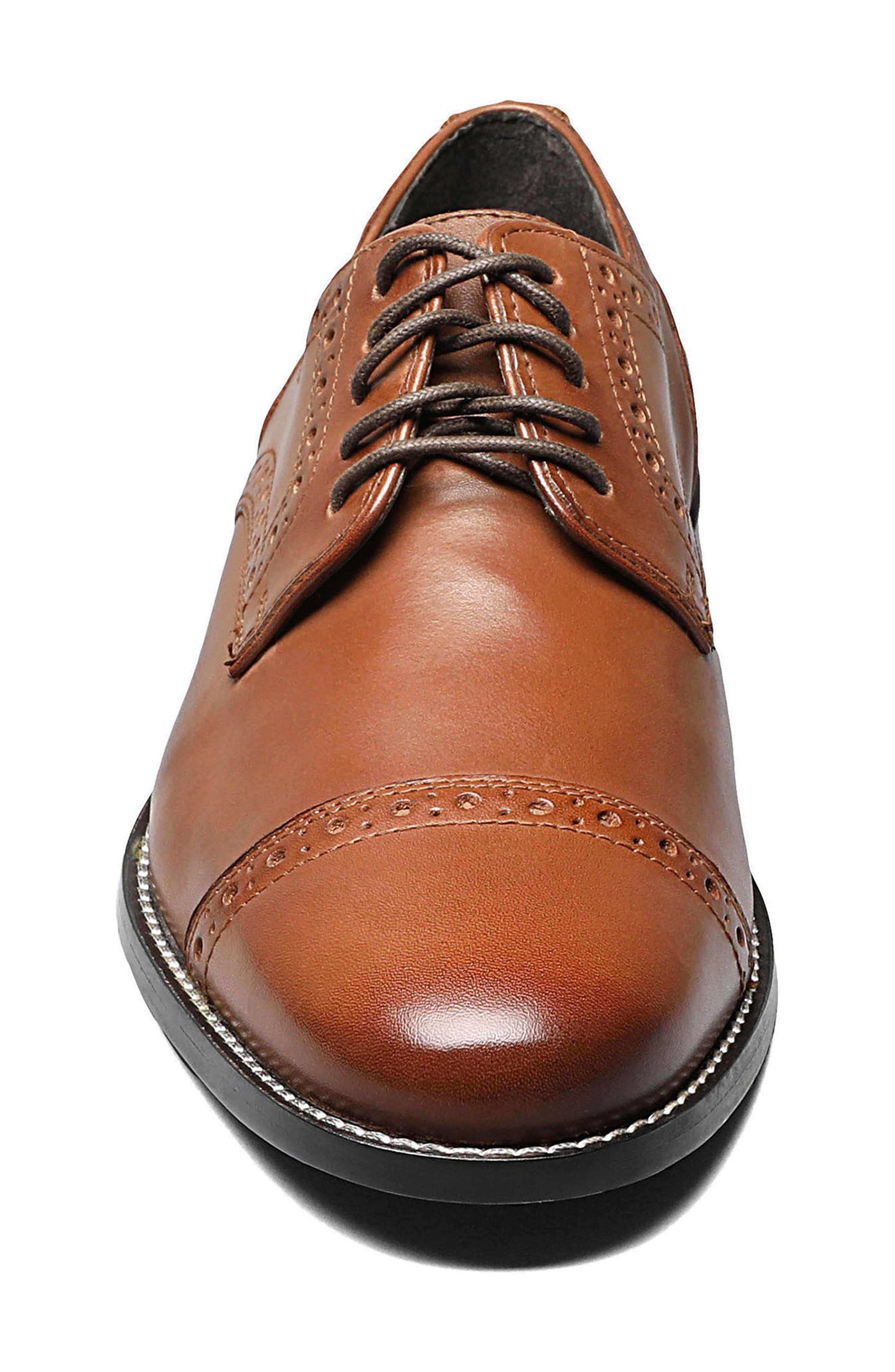 Norcross Cap Toe Oxford - Wide Width Available, Alternate, color, COGNAC