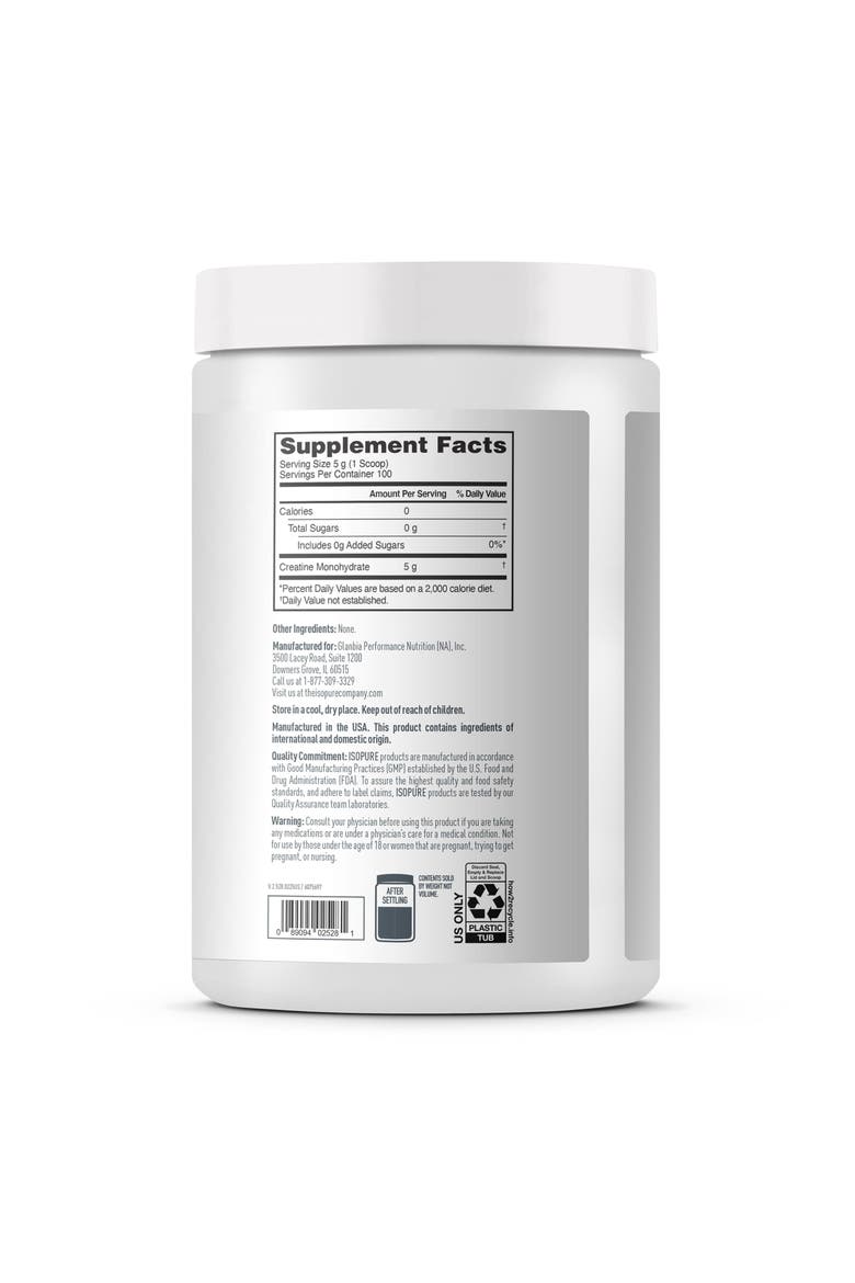Creatine Monohydrate Unflavored 1.1 lb, Alternate, color, None