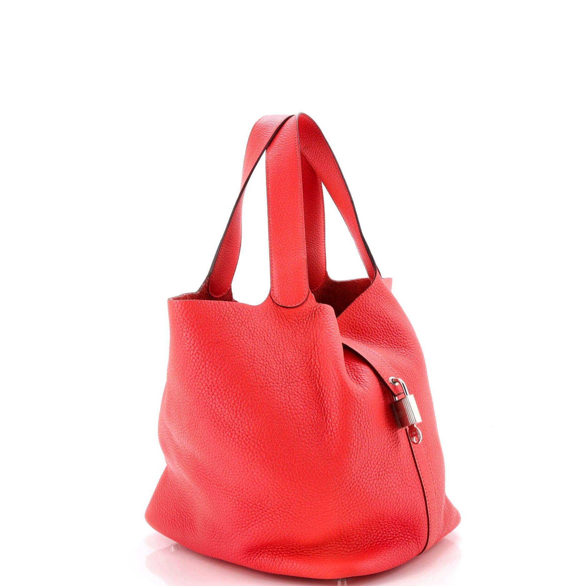 Picotin Lock Bag Clemence GM, Alternate, color, Rose Texas