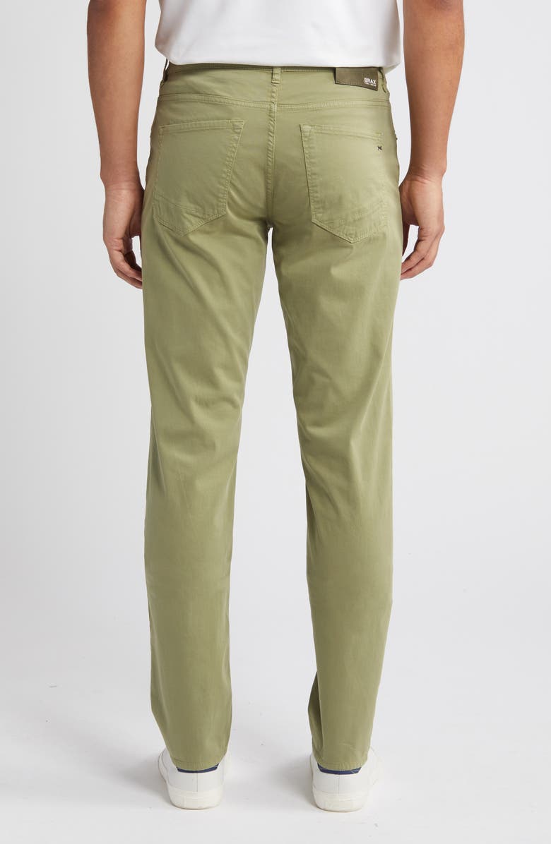 Brax Chuck Hi Flex Modern Fit Five-Pocket Pants, Alternate, color, Olive