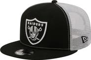 New Era Men's New Era  Black Las Vegas Raiders Core Team 9FIFTY Trucker Snapback Hat