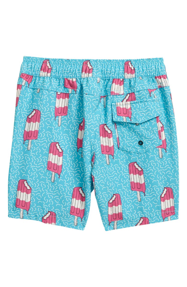 Sovereign Code Kids' Disruptor Print Swim Trunks, Alternate, color, 