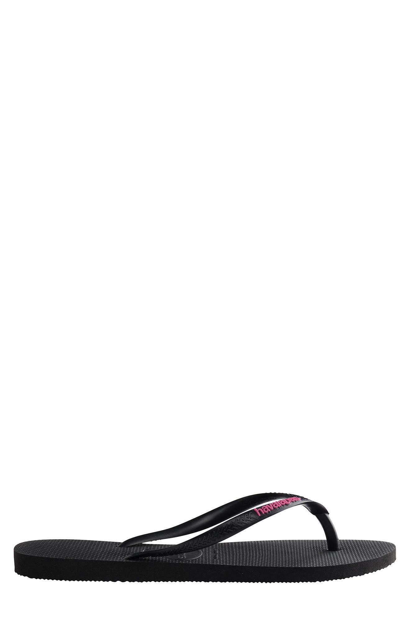 Havaianas Slim Logo Flip Flop, Alternate, color, 