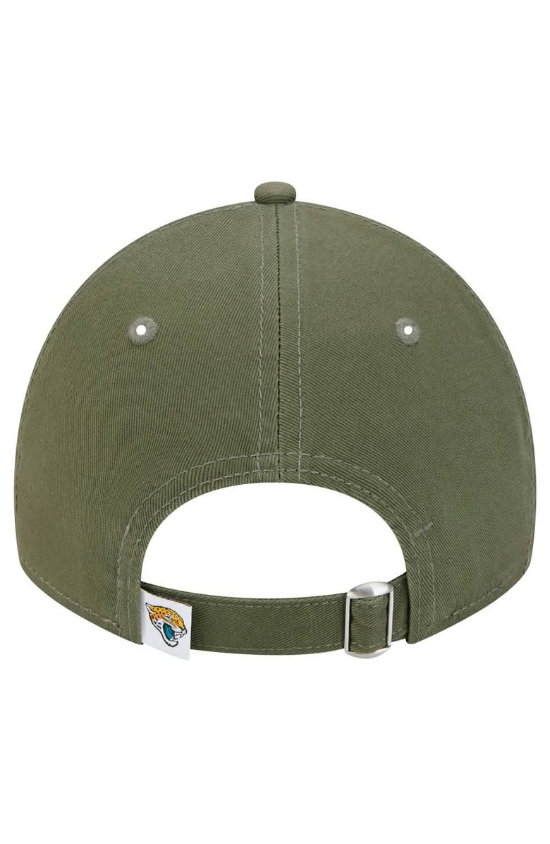 New Era Men's New Era Olive Jacksonville Jaguars Main 9TWENTY Adjustable Hat, Alternate, color, 